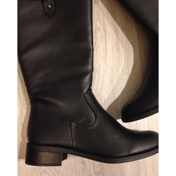 NEW American Eagle Wool Trim Buckle Riding Boots - Picture 5 of 10